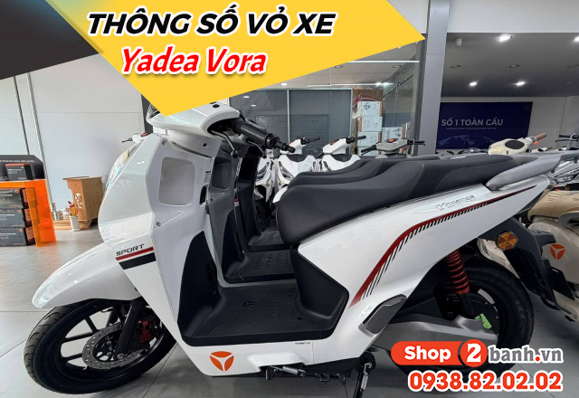 Thông số vỏ xe điện yadea vora size bao nhiêu - 1