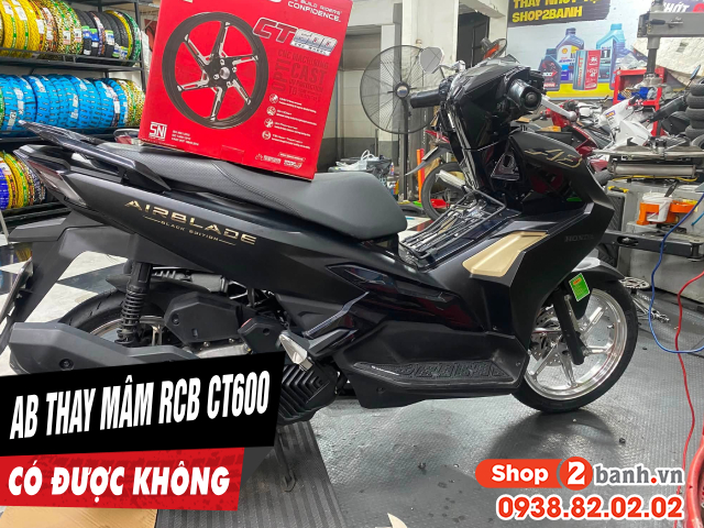 Ab 125 4val thay mâm rcb ct600 vario 125 có được không - 1