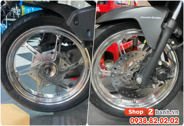 Ab 125 4val thay mâm rcb ct600 vario 125 có được không - 3