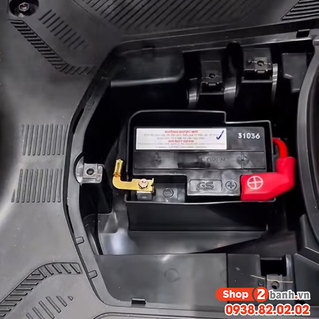 Bình ắc quy xe gear 125 hybrid nằm ở đâu thay loại nào tốt - 2