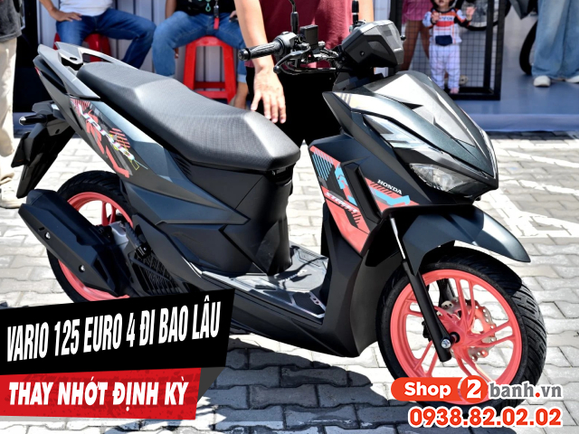 Honda vario 125 euro 4 đi bao lâu thì thay nhớt định kỳ - 1