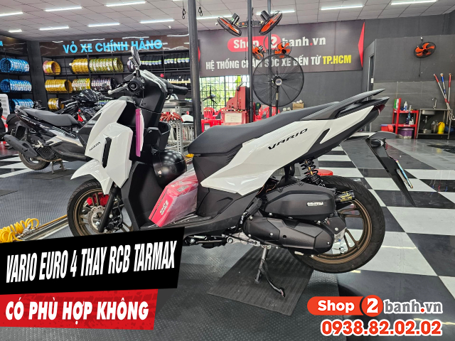 Vario 125 euro 4 thay phuộc rcb tarmax 330mm có phù hợp không - 1
