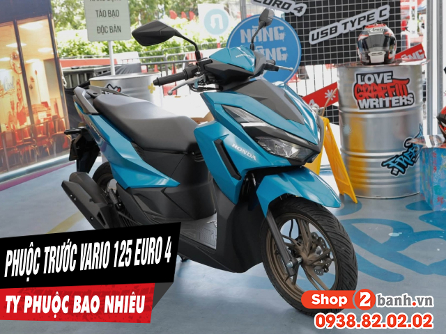 Phuộc trước vario 125 euro 4 có đường kính ty phuộc là bao nhiêu - 1
