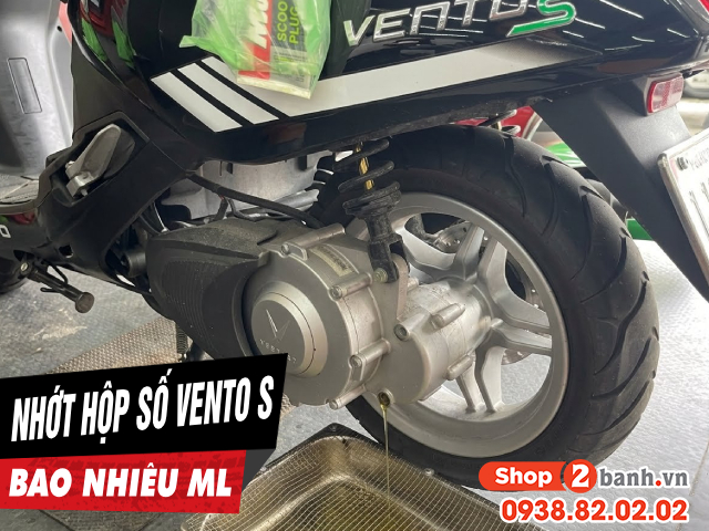 Nhớt láp hộp số vento s bao nhiêu ml thay loại nào tốt - 1