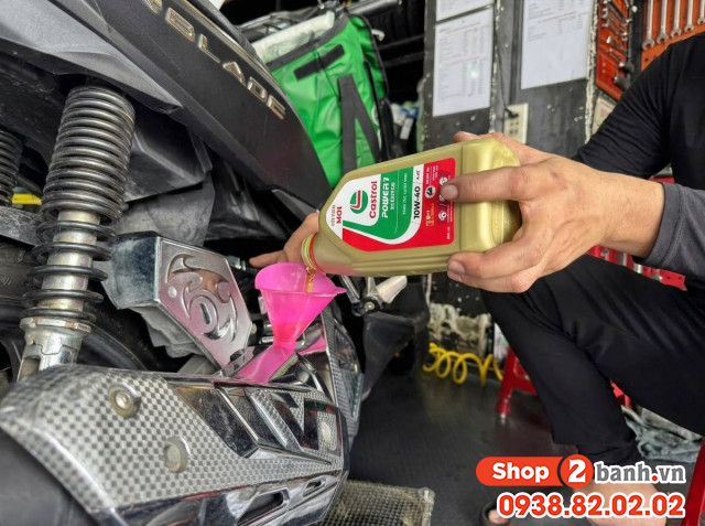 Nhớt castrol power 1 scooter chạy được bao nhiêu km thì mới thay - 3