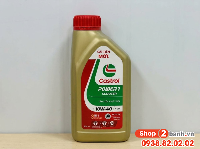 Nhớt castrol power 1 scooter chạy được bao nhiêu km thì mới thay - 2