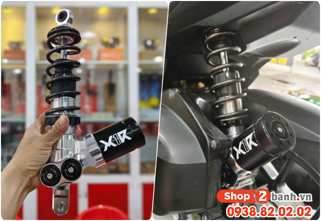 Phuộc x1r cho xe vario 125 euro 4 loại nào chạy nhún êm - 3