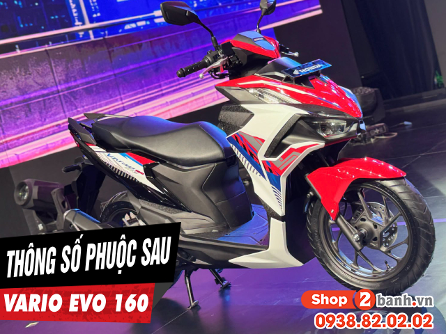 Thông số phuộc sau xe vario evo 160 cao bao nhiêu - 1
