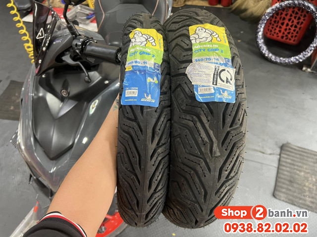 Lốp michelin city grip 2 11080-14 - 14070-14 - 1