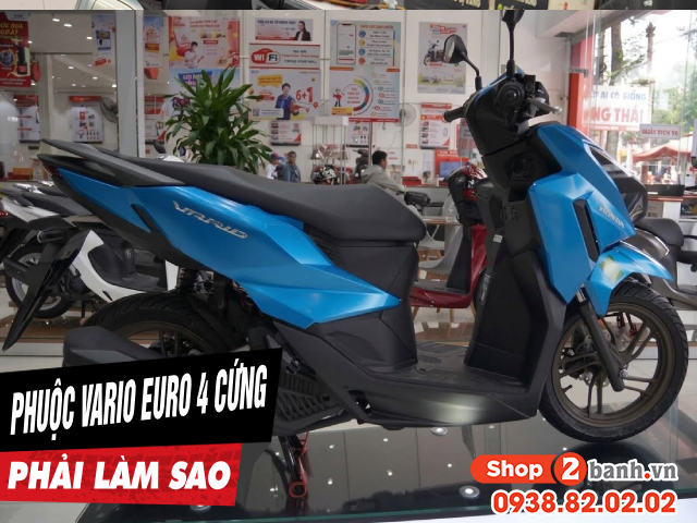 Phuộc sau xe vario 125 euro 4 cứng ít nhún phải làm sao - 1
