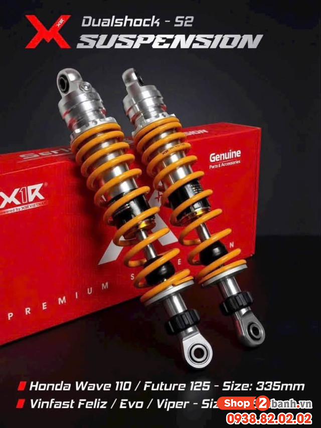 Phuộc x1r s2 cho wave future dream vinfast evo feliz viper - 3