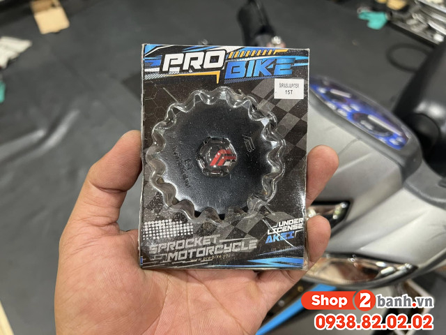 Bộ nhông sên dĩa pro-bike cho sirius 15t - 35t- sên 428s 108l sên tán đúc - 3