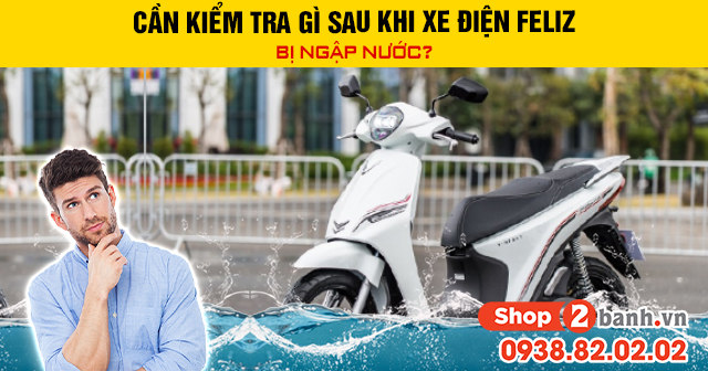 Cần kiểm tra gì sau khi xe điện feliz bị ngập nước - 1