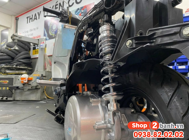 Xe điện honda uc3 thay phuộc rcb s2 crom 330mm có phù hợp không - 3