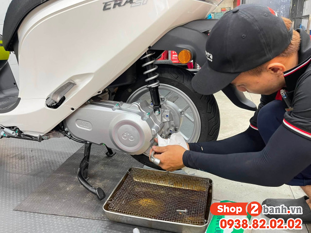 Nhớt láp hộp số datbike era e1 e2 bao nhiêu ml thay loại nào tốt - 2