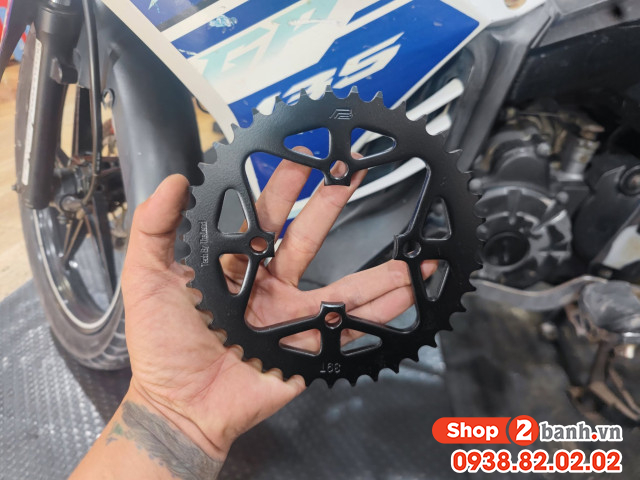 Bộ nhông sên dĩa pro-bike cho exciter 135 sên vàng 428h 14t-39t - 4