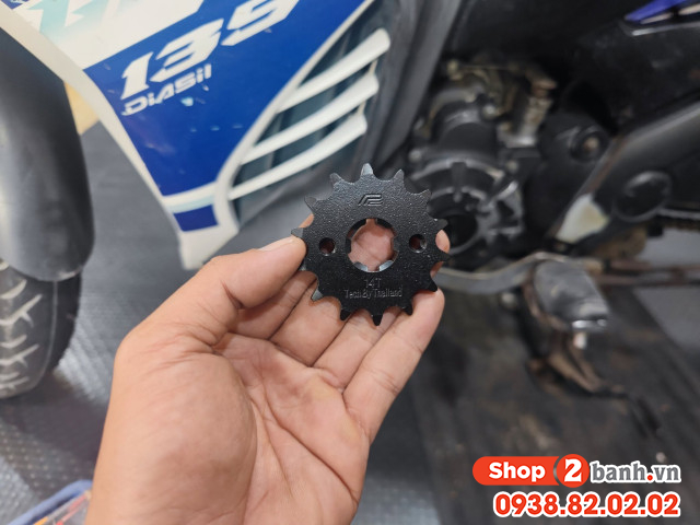Bộ nhông sên dĩa pro-bike cho exciter 135 sên vàng 428h 14t-39t - 3