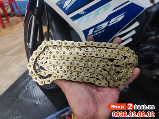 Bộ nhông sên dĩa pro-bike cho exciter 135 sên vàng 428h 14t-39t - 6