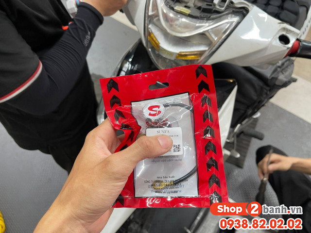 Cục chớp xinhan kêu tok tok sunfa 2 chân dành cho xe số - 5