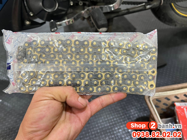 Sên rk vàng đen 428sb - 132l chính hãng - 3