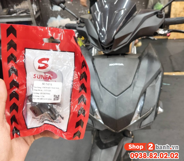 Cục chớp xinhan kêu tok tok sunfa 3 chân dành cho xe tay ga - 7