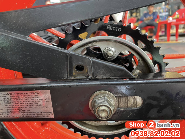 Dĩa recto 46t cho exciter 155 chính hãng - 3