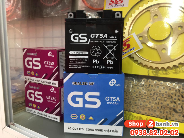 Bình ắc quy gs gt5a - 2