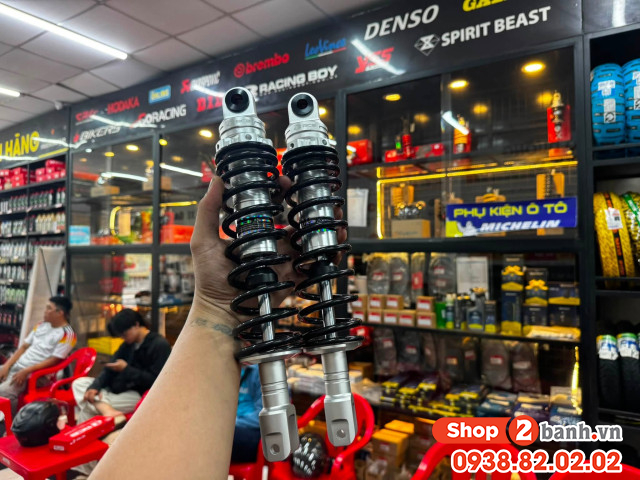 Phuộc rcb c2 cho ab 160 cao 335mm - 7