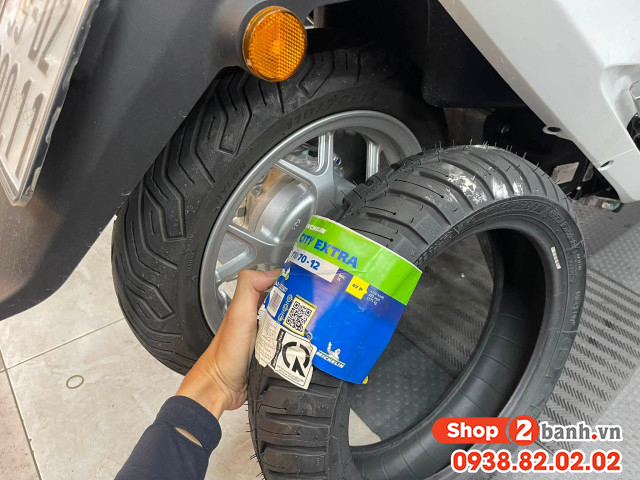 Xe điện datbike era e1 thay vỏ michelin city extra bám đường tốt không  - 3