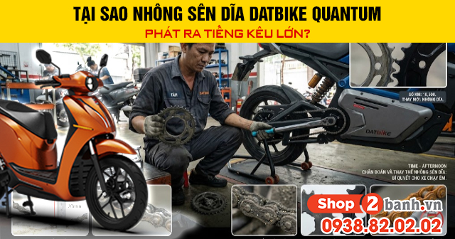 Tại sao nhông sên dĩa datbike quantum phát ra tiếng kêu lớn - 1
