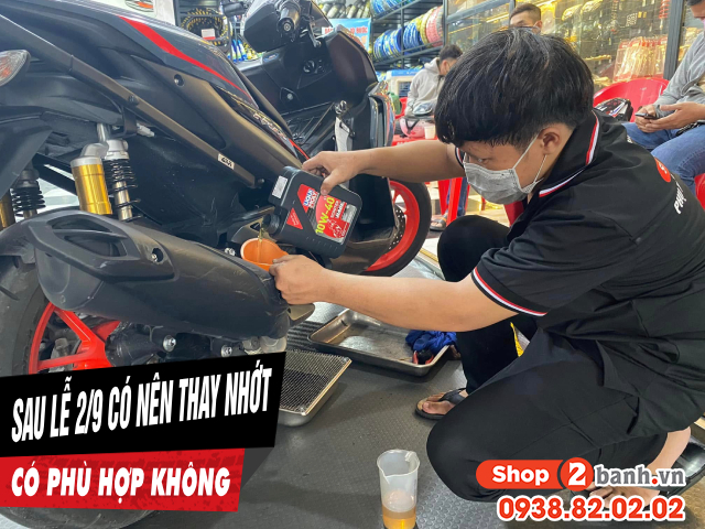 Sau lễ 29 có nên thay nhớt cho xe nvx 155 vva để đảm bảo hiệu suất - 1