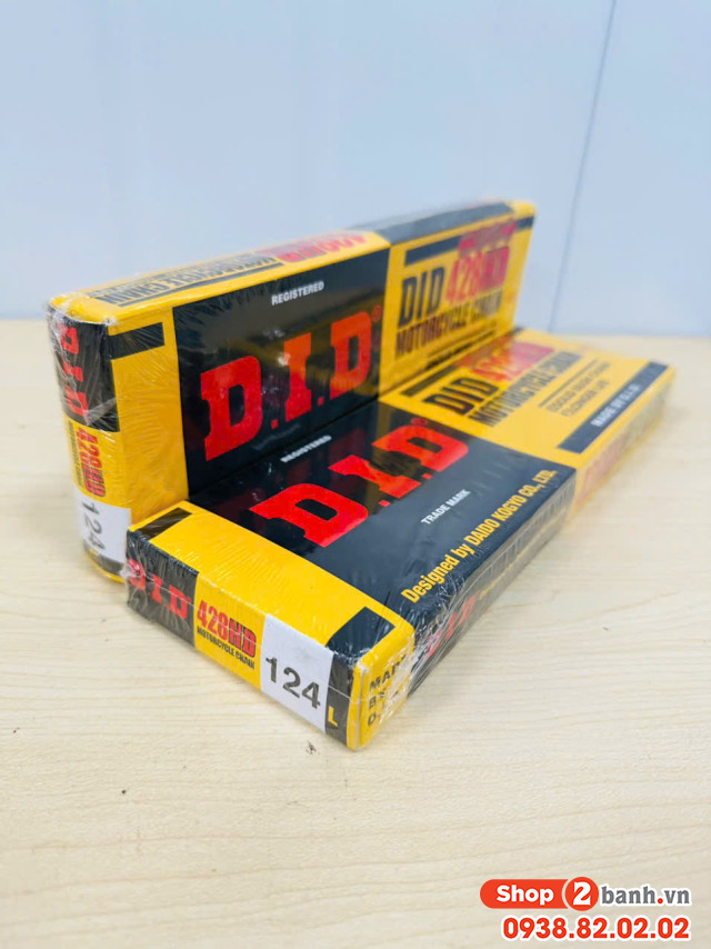 Sên vàng did 10 ly 428hd 124 mắc chính hãng - 2