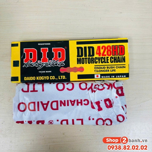 Sên vàng did 10 ly 428hd 130 mắc chính hãng - 2