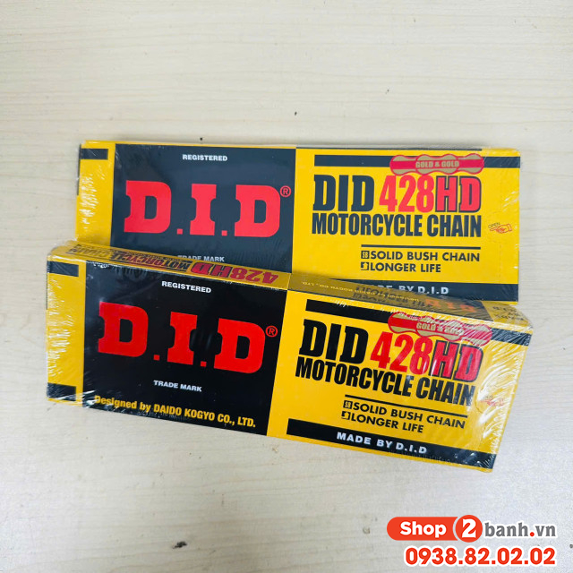 Sên vàng did 10 ly 428hd 124 mắc chính hãng - 3