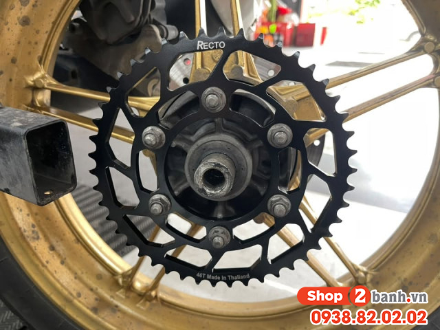 Dĩa recto 46t cho exciter 155 chính hãng - 2
