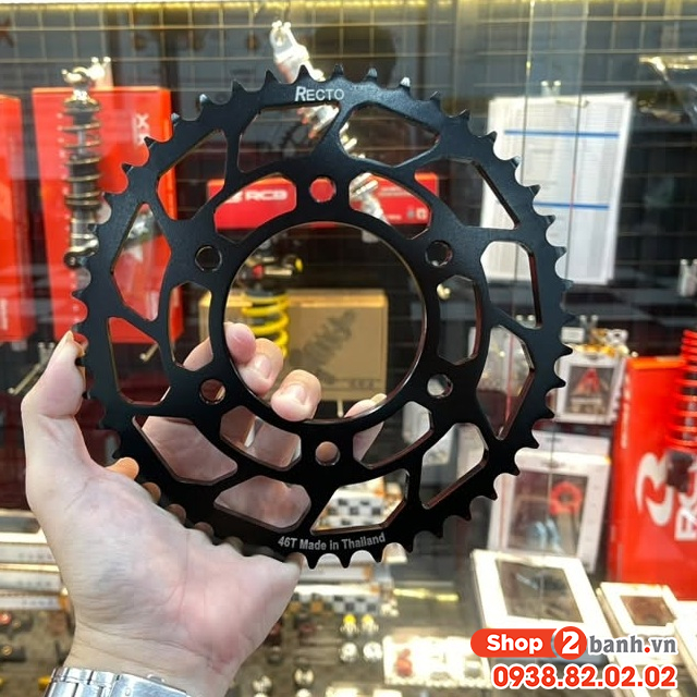 Dĩa recto 46t cho exciter 155 chính hãng - 1
