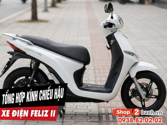 Tổng hợp kính chiếu hậu đẹp cho xe điện feliz ii mới hiện nay - 1