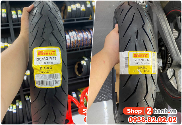 Thông số vỏ xe cb150x size bao nhiêu thay vỏ nào phù hợp - 4