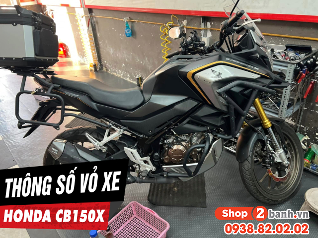 Thông số vỏ xe cb150x size bao nhiêu thay vỏ nào phù hợp - 1