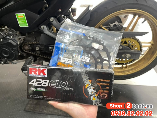 Exciter 155 vva thay nhông dĩa recto và sên phốt rk elo có phù hợp - 3