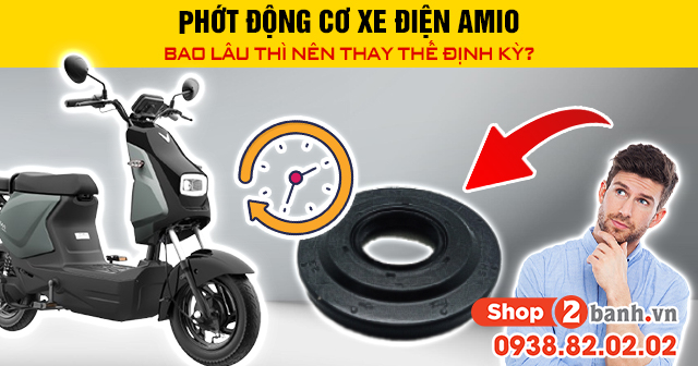 Phớt động cơ xe điện amio bao lâu thì nên thay thế định kỳ - 1
