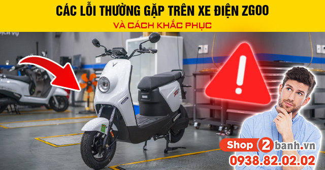 Các lỗi thường gặp trên xe điện zgoo và cách khắc phục - 1