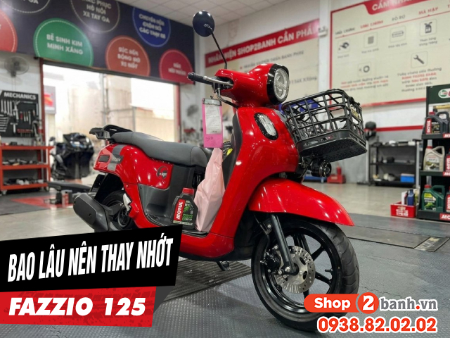 Bao lâu thì nên thay nhớt cho xe fazzio 125 để đảm bảo hiệu suất - 1