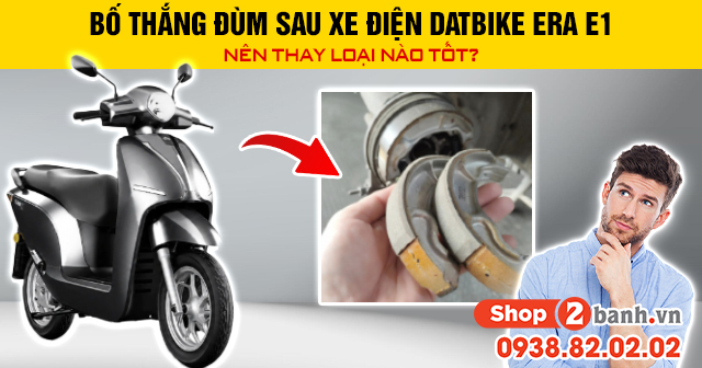 Bố thắng đùm sau xe điện datbike era e1 nên thay loại nào tốt - 1