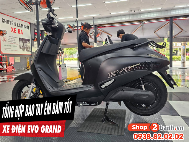 Tổng hợp bao tay êm và bám tốt cho xe điện evo grand mới hiện nay - 1