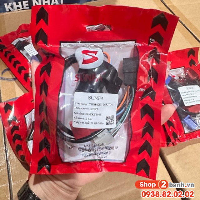 Cục chớp xinhan kêu tok tok sunfa cho xe điện honda uc3 cuv e - 1