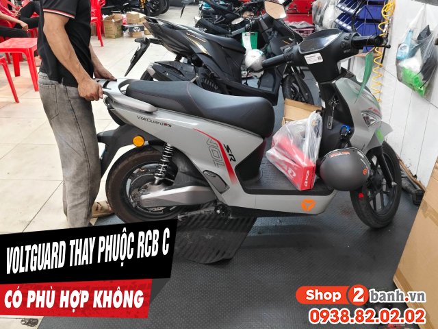 Xe điện yadea voltguard thay phuộc rcb c chorme 335mm có phù hợp không - 1