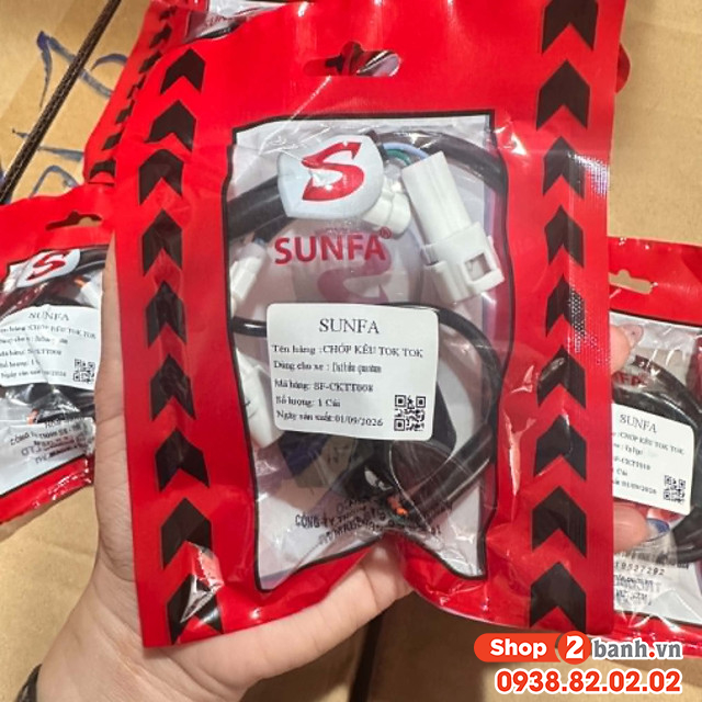 Cục chớp xinhan kêu tok tok sunfa cho xe điện datbike quantum era - 1
