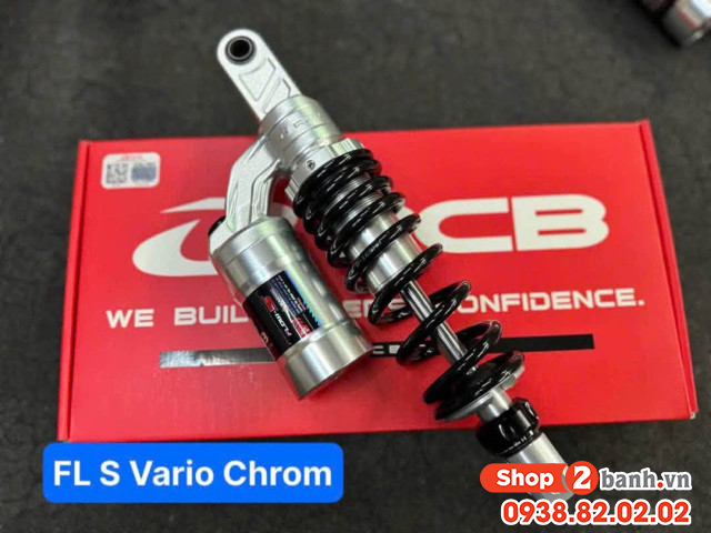 Phuộc rcb flow s cho vario click 125150 màu crom chính hãng - 1