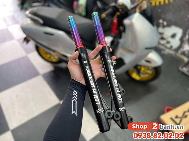 Xe điện honda uc3 thay phuộc trước lcm vario có được không - 2
